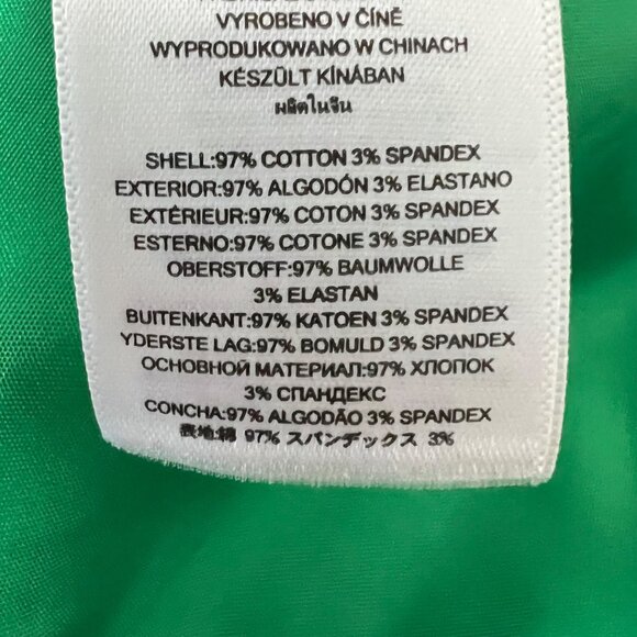 Michael Kors Womens Green Black Polka Dot Blazer Jacket Single Button size 0 - Picture 10 of 12